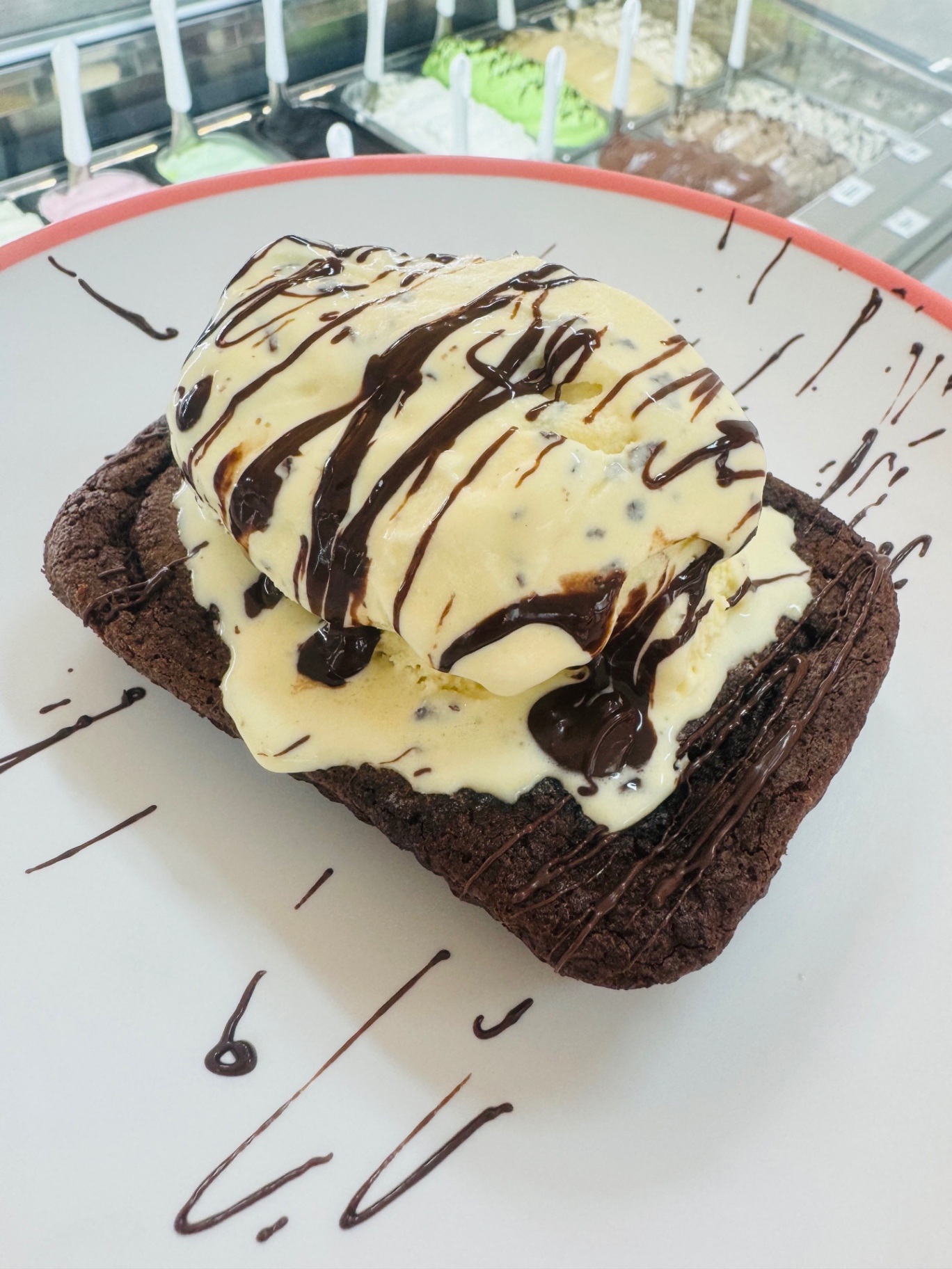 Brownie com Gelato
